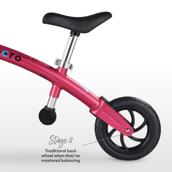 MICRO 2 IN 1 CHOPPER BALANCE BIKE PINK 51